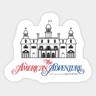 The American Adventure Sticker
